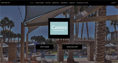 Desktop Screenshot of liveatcantera.com